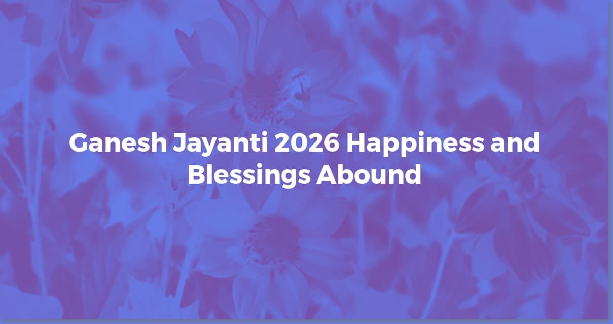 Ganesh Jayanti 2026: Best Marathi Wishes & Greetings!