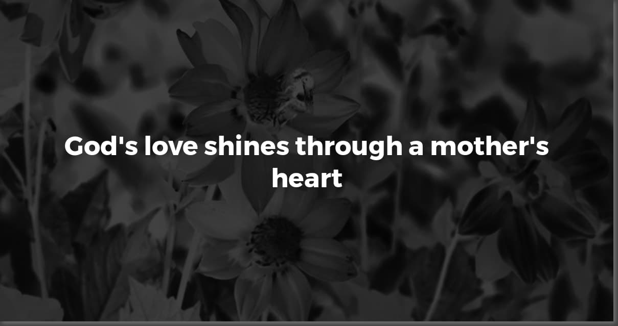 Faithful Love: Christian Poems & Quotes for Mother's Day